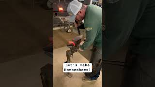 Let’s watch Mr. Doug the Farrier make some horseshoes!