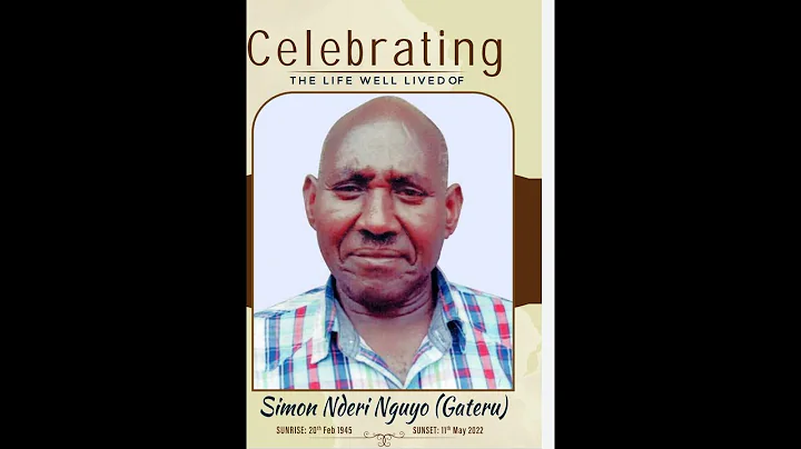 Fare Thee well Simon Nderi Nguyo