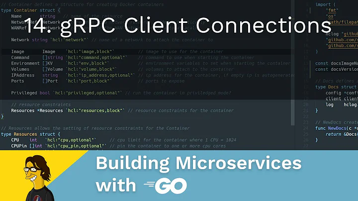 Building Microservices with Go: 14. gRPC Client Connections