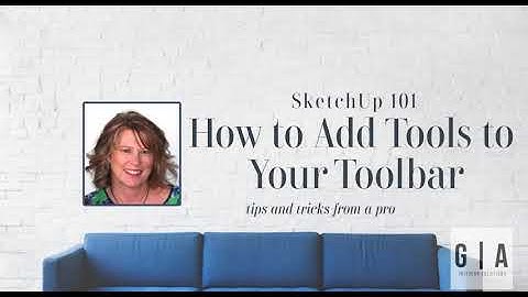 How to Add Tools to Your Tool Bar in SketchUp