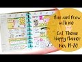 Plan and draw with me  happy planner  cat theme  no etsy stickers