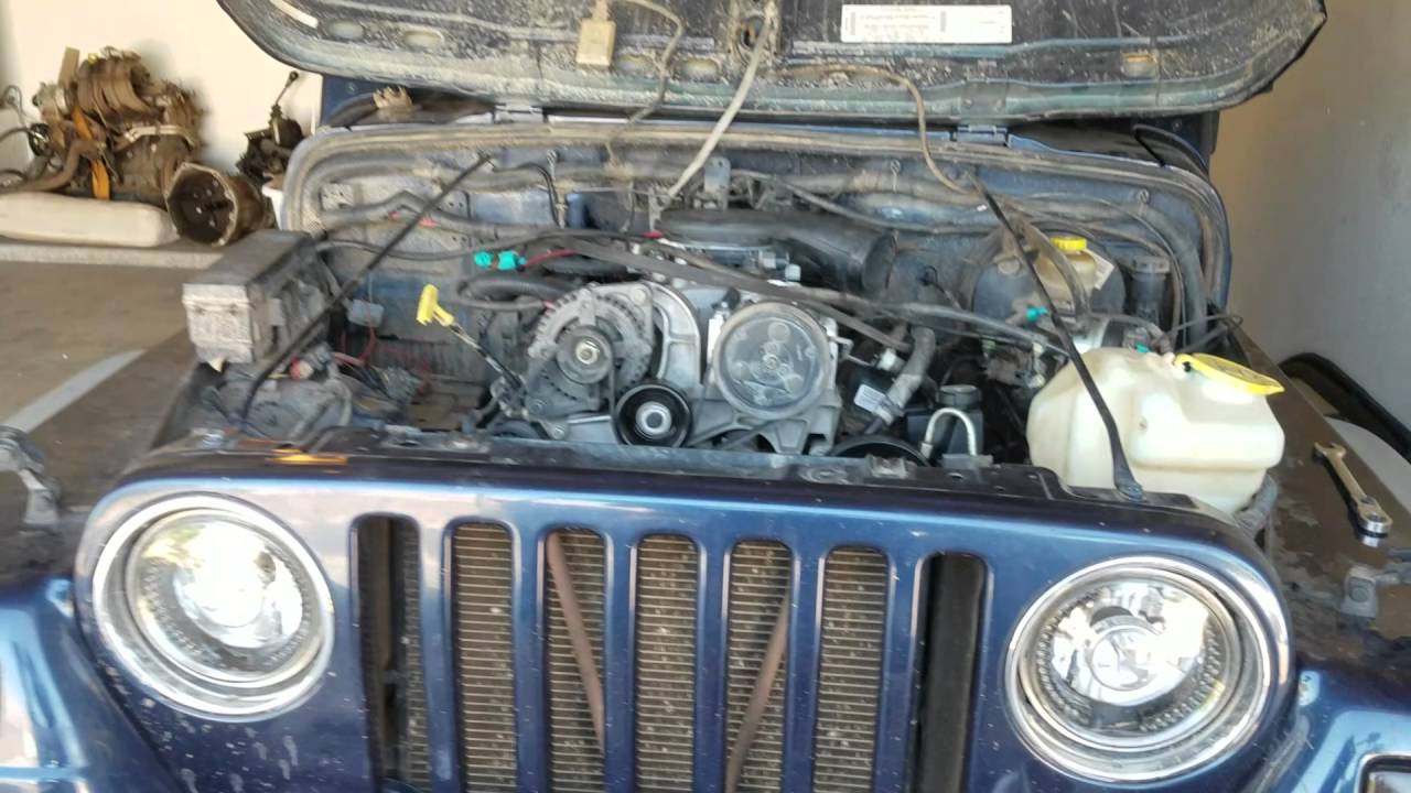 03 jeep wrangler  swap fitment. - YouTube