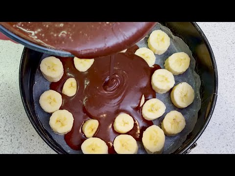 Video: Wie Man Bananennuss- Und Schokoladenkuchen Macht