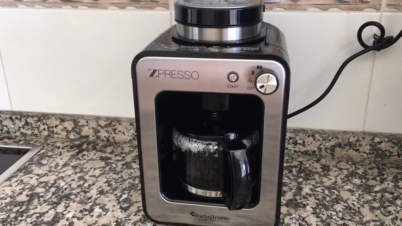 Cafetera de Goteo con Molinillo Grano Yabano c