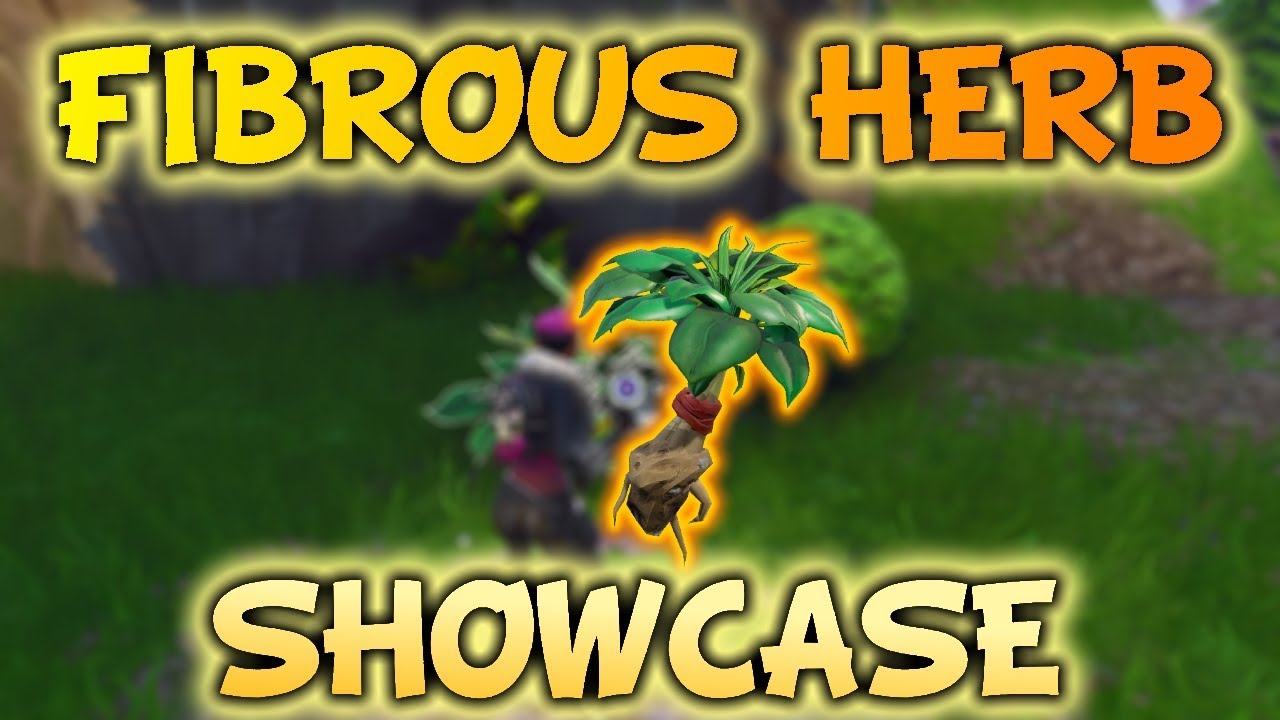 WHAT TO DO WITH FIBROUS HERBS & HOW TO GET THEM! - Five Minute Feature Ep 1 [Fortnite 