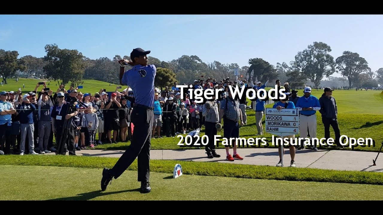 Tiger Woods I 2020 Farmers Insurance Open - YouTube