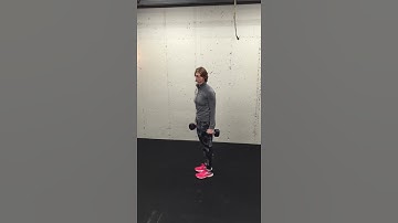 Alternating Forward Lunges w/ Bicep Curls