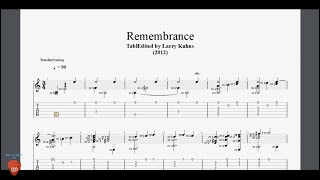 Remembrance - Guitar Pro Tab
