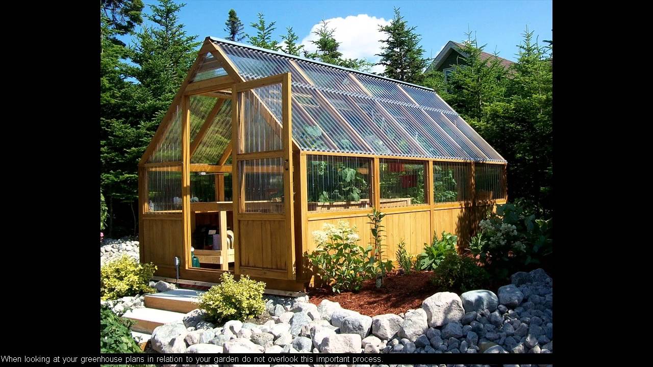 greenhouse drawing plans - YouTube