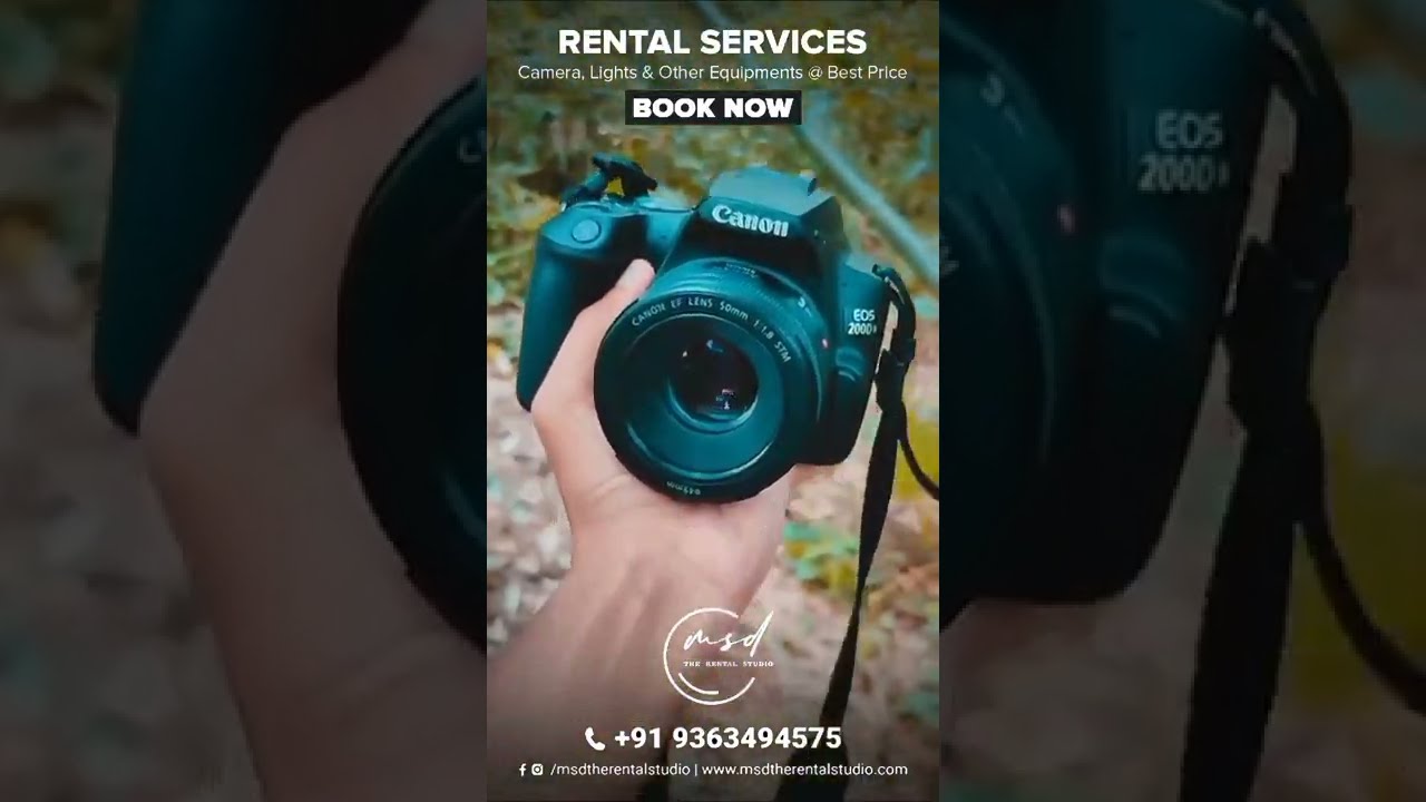 Rental Camera & Lenses : This Was Unexpected ! Book Now with MSD The Rental Studio - +91 9363494575