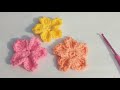 Easy Crochet Cherry Blossom Flower 🌸 | Beginner Friendly Tutorial