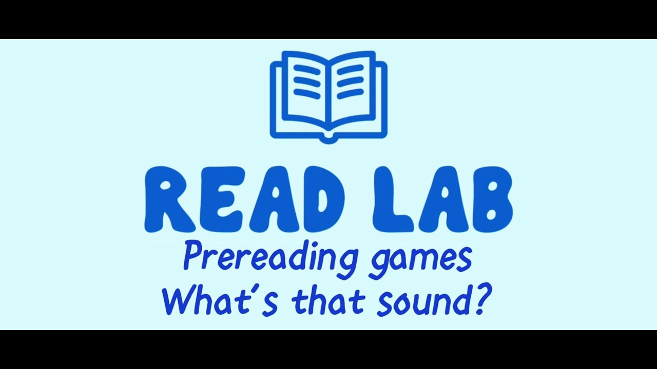 Read Lab Pre-Reading Skills for Kids: What’s That Sound? (Beginning ...
