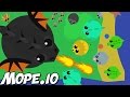 HUGE BLACK DRAGON!  Mope.io Gameplay & NEW Animals! (Mope.io Black Dragon Update)