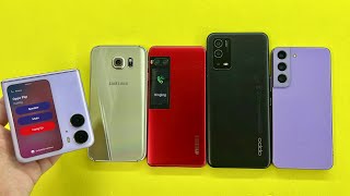 Outgoing Call OPPO Find 2N Flip + Incoming Call Meizu Pro 7, Samsung S6, Galaxy S22, OPPO A55