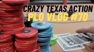 Crazy Texas PLO Action Plus Poker House Austin Opening Vlog 70