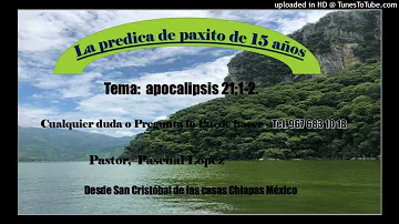 Tema: apocalipsis  21;1-2.   en tsotsil