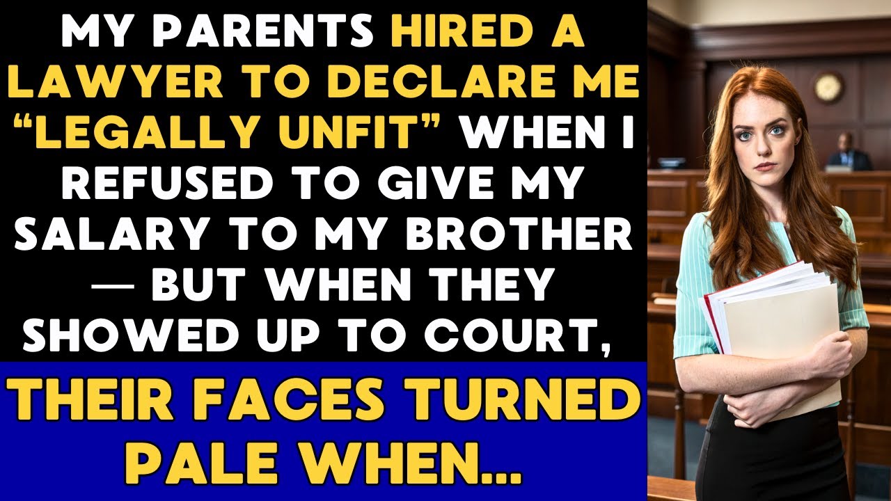 My Parents Tried to Declare Me Unfit for Refusing to Fund My Brother