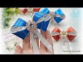 Эти бантики я делаю БЕЗ ШАБЛОНА🎀🎀🎀 Очень простой способ /DIY hair bows. Glitter Foam sheet craft