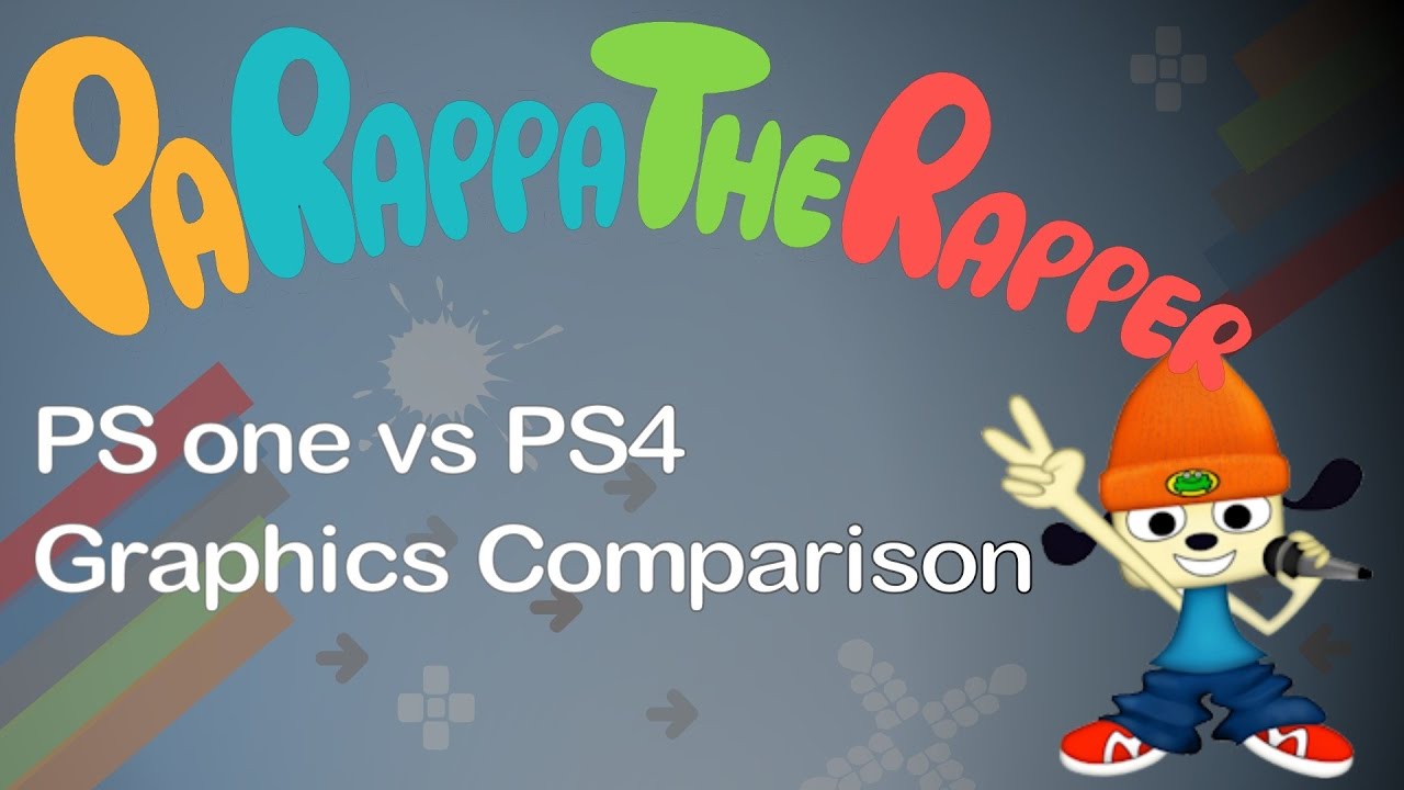 Parappa The Rapper - PS1 vs PS4 graphics comparison - YouTube