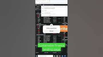 How to access sustainable finance data in Refinitiv Workspace | Refinitiv Eikon #sustainablefinance