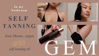 HONEST REVIEW OF THE Josie Maran Argan Liquid Gold Self Tanning Body Oil | by Gem