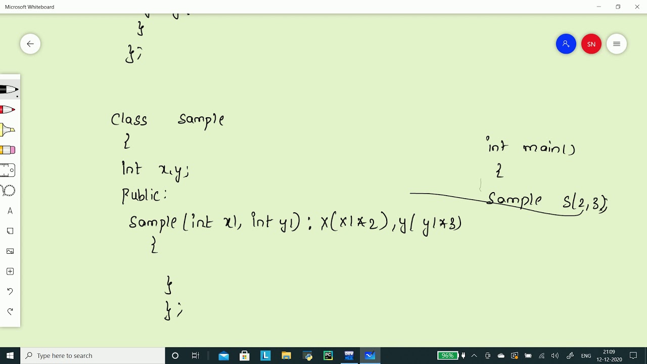 parameter constructor initilization in cpp - YouTube