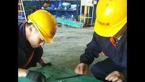 EPP Shape moulding machine testing after installation