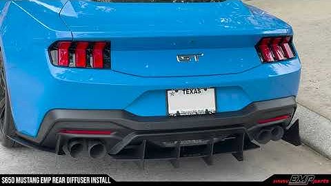 S650 Mustang EMP Rear Diffuser Install