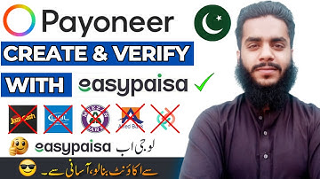 With easypaisa 😍: How to create Payoneer account with Easypaisa in 2025 - 🔴 Live Approval