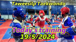 #taekwondo training 19/5/2024 #taweesilp_taekwondo_Thailand