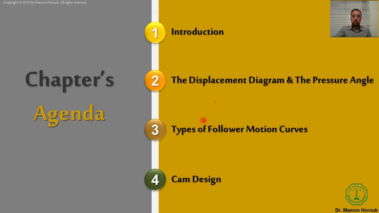 Cam Design Lecture 1 part 1 YouTube