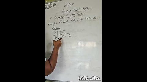 Conversion to other bases from base 10