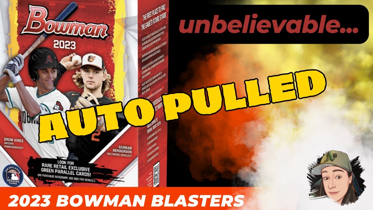 UNBELEIVABLE 2023 Bowman Blasters! Auto Pulled!