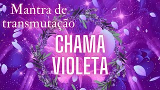 MANTRA DE TRANSMUTAÇÃO 💜 CHAMA VIOLETA 🌿 LIMPEZA ENERGÉTICA E CALMANTE, ARCANJOS EZEQUIEL E AMETISTA