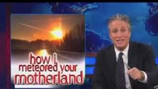 Jon Stewart Russia Meteor Daily Show