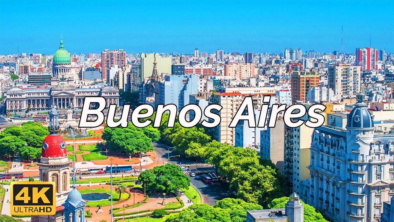 Buenos Aires , Argentina 🇦🇷 | 4K Drone Footage (With Subtitles)