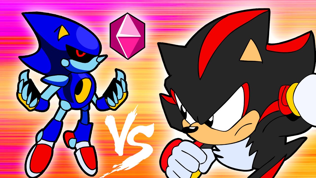 sonic and shadow vs Metal sonic from sonic boom