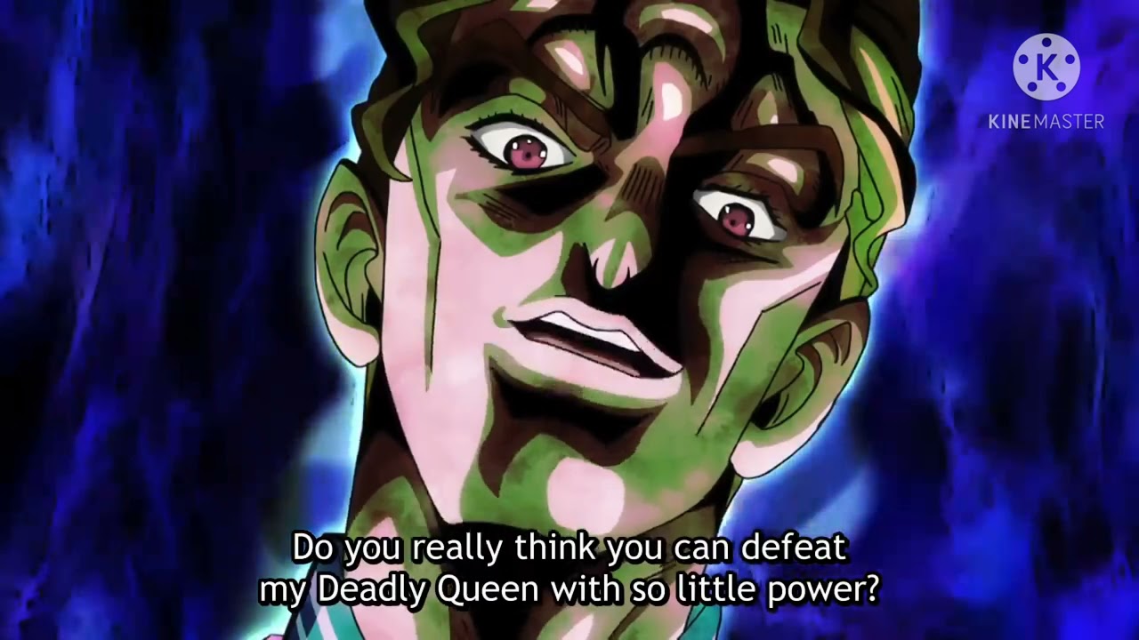 Jotaro vs Kira but voice is bad...(good)