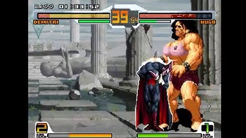 SNK VS. Capcom: SVC Chaos (Neo Geo) Demitri Playthrough