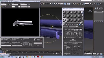 3Ds Max - Modeling & texturing - gun