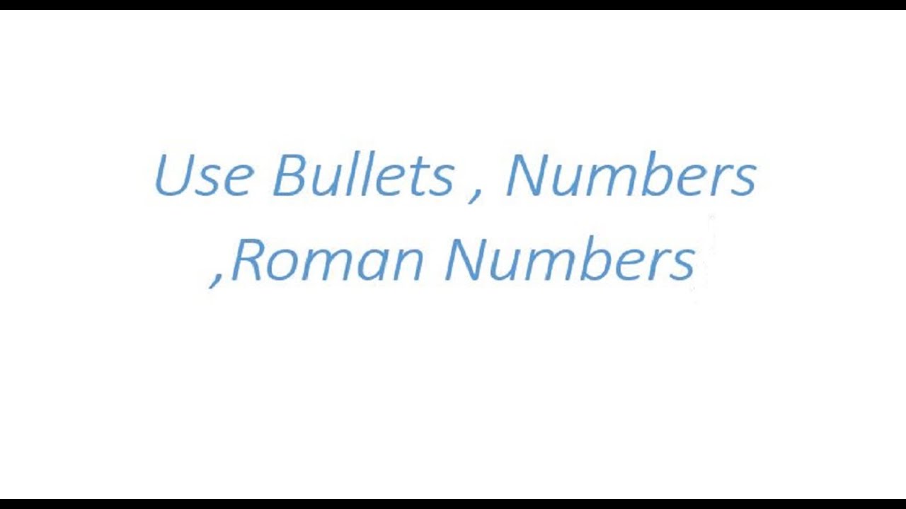 How To Use Bullets In Paragraph Numbers Or Other Type Bullets Use how-to-use-bullets-in-paragraph-numbers-or-other-type-bullets-use