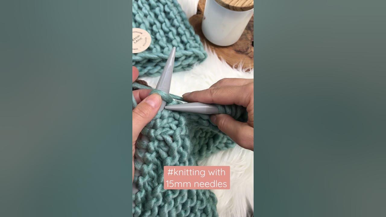 How to Knit with Jumbo Needles - Hobbies on a Budget