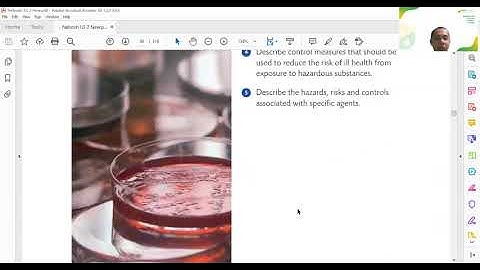 Element 7 Chemical and Biological Agents (7.1 & 7.2)