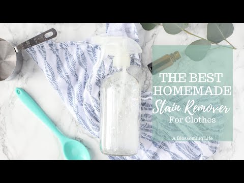 DIY Stain Remover For Clothes | The Best Homemade Stain Remover