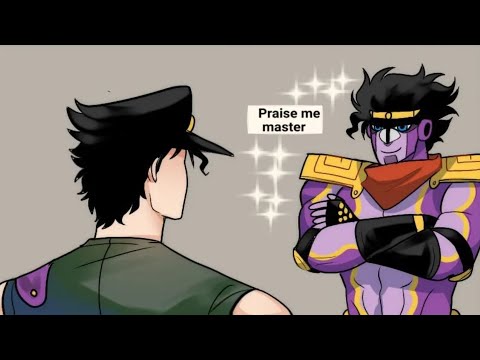 Unleashing the Power: Jotaro Kujo and Star Platinum Duo! A stand