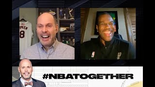 David Robinson Reflects on His San Antonio Days on #NBATogether with Ernie Johnson | NBA on TNT