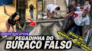 Broma del agujero 🕳️🤣3D infinito / Pegadinha do buraco 🕳️ infinito /infinite hole prank