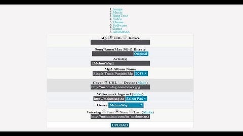 Multi Uploader Auto Mp3 Tag Video Watermark Voice Track Mixer Wapka