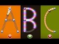 Sing abc and learn to write letter from a to z  how to writing alphabet game  letterschool 12