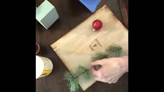 DIY Charlie Brown Tree | Free Printable | Charlie Brown Christmas